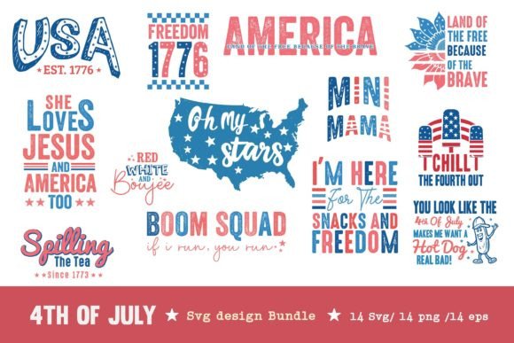 4th of July SVG Design Bundle: A Graphics and Crafts Must-Have