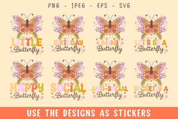 Floral Butterfly Retro Svg Design: A Crafty Graphics Gem