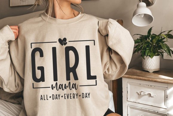 Girl Mama SVG: A Perfect Graphic for Crafts and Local Brands