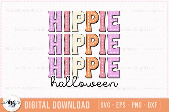 Hippie Halloween - Festive Graphics for Crafty Brands