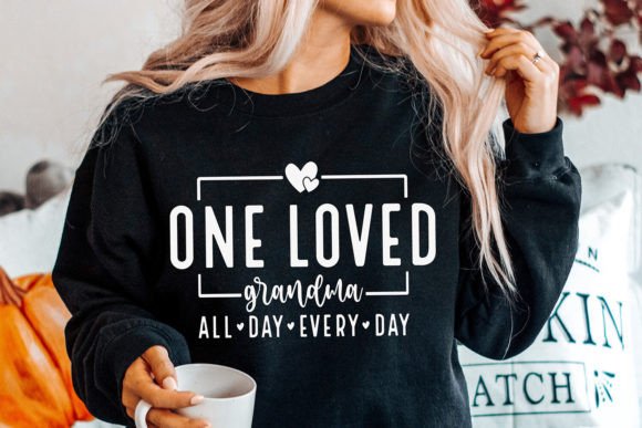 One Loved Grandma SVG: A Versatile Graphics Asset for Crafts