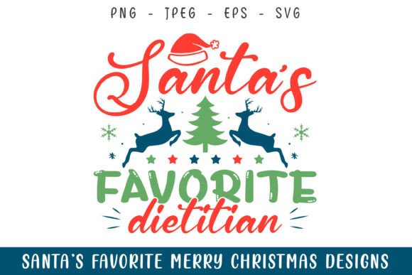 Review: Santa's Favorite Dietitian Christmas SVG for Crafts