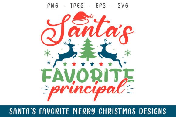 Review: Santa's Favorite Principal Christmas SVG for Local Business Graphics